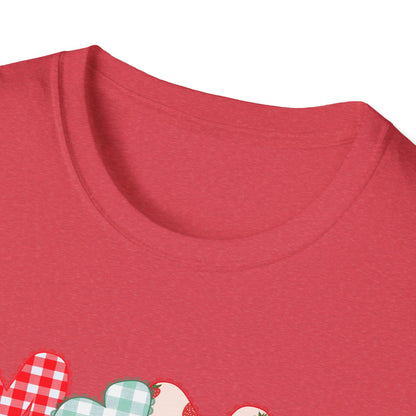 Mama Patterned Patchwork T-Shirt — Floral & Gingham "Mama" Design, Cute Mother's Day Gift