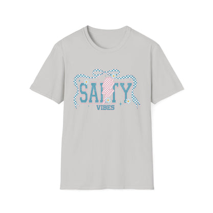 Salty Vibes Beach T-Shirt — Retro Seashell Graphic Tee