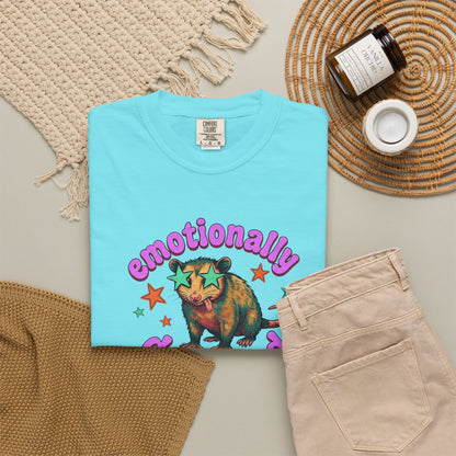 Emotionally Deceased T-Shirt — Vintage Cat Graphic Tee