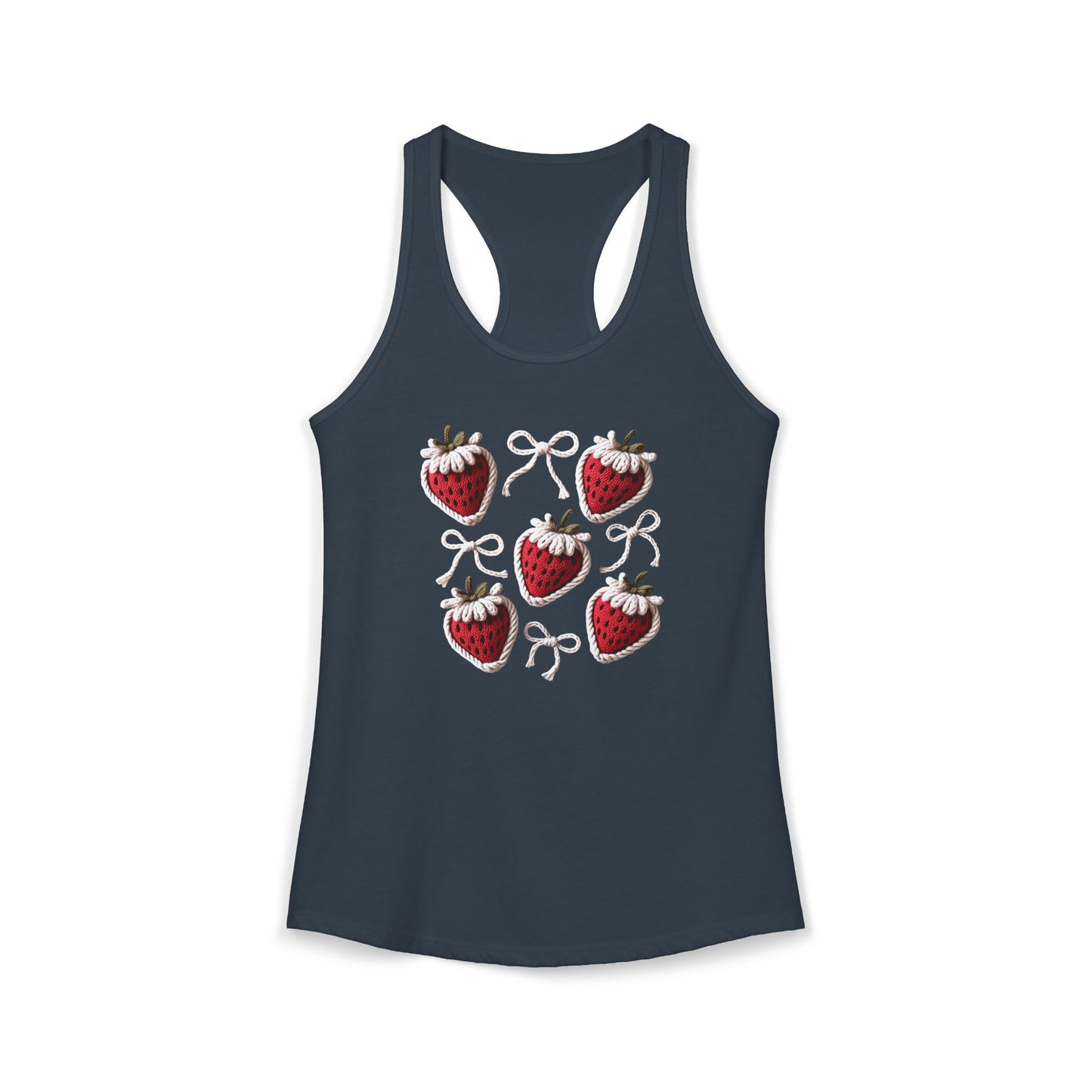 Strawberry yarn Racerback Tank