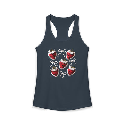 Strawberry yarn Racerback Tank