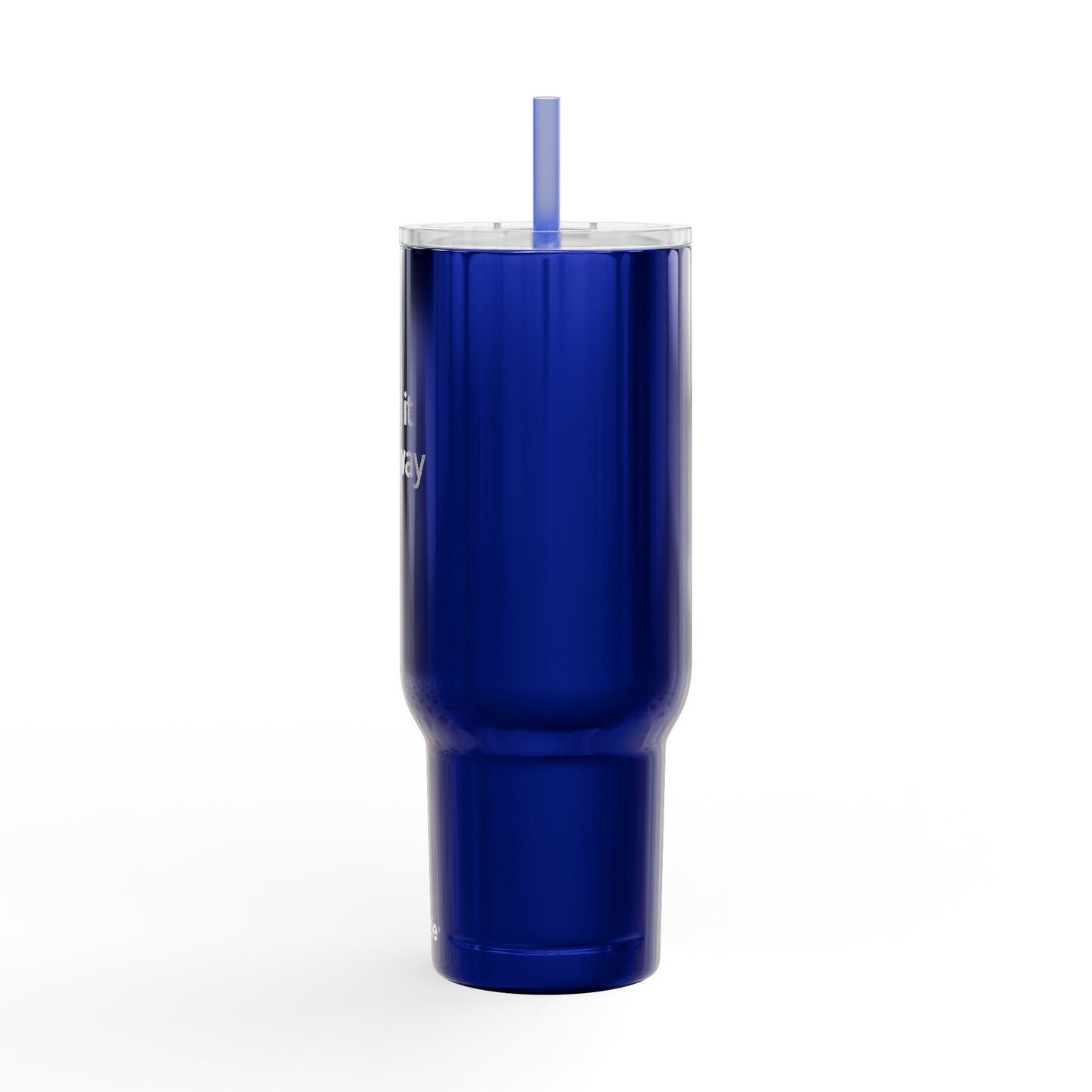 40oz Engraved Insulated Tumbler with Lid & Straw — Customizable Travel Mug