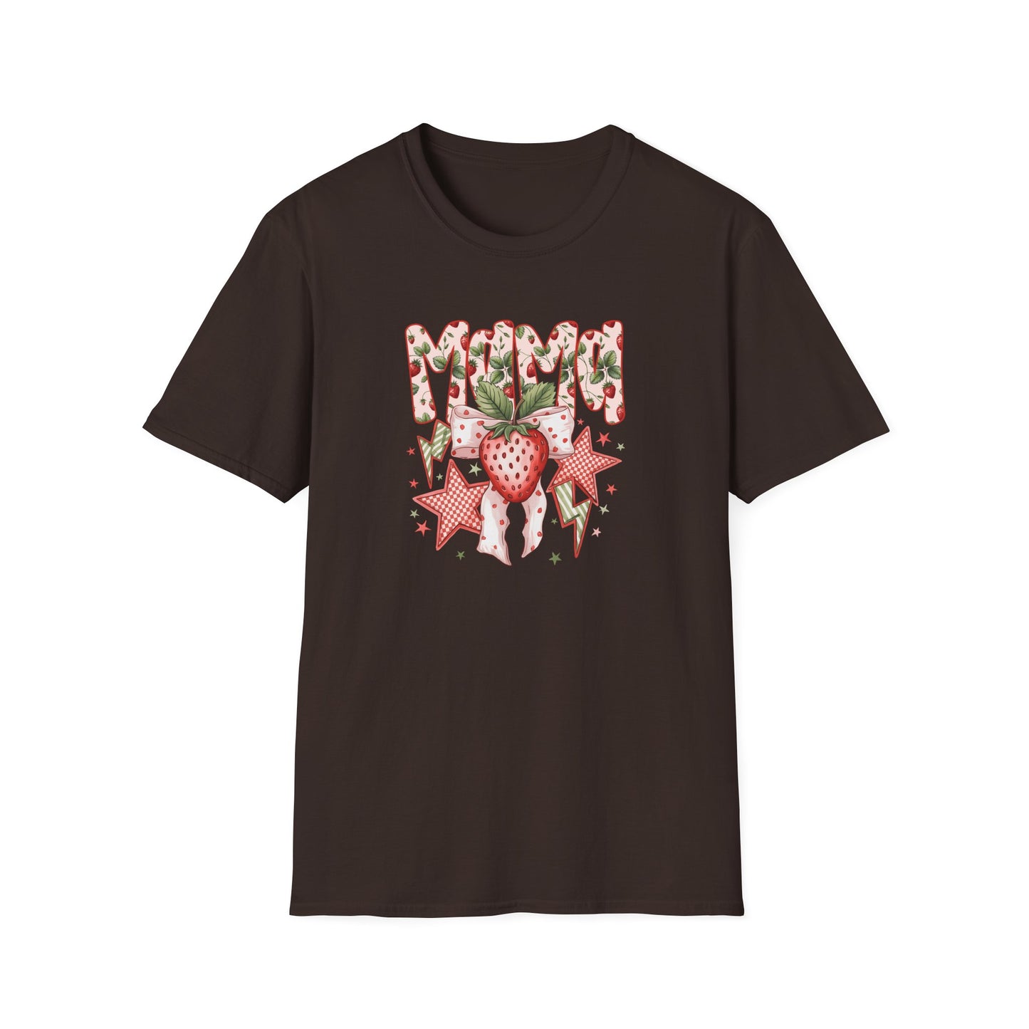 Strawberry Vibes T-Shirt — Retro Stars & Heart Graphic