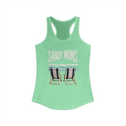 Sandy moms Racerback Tank