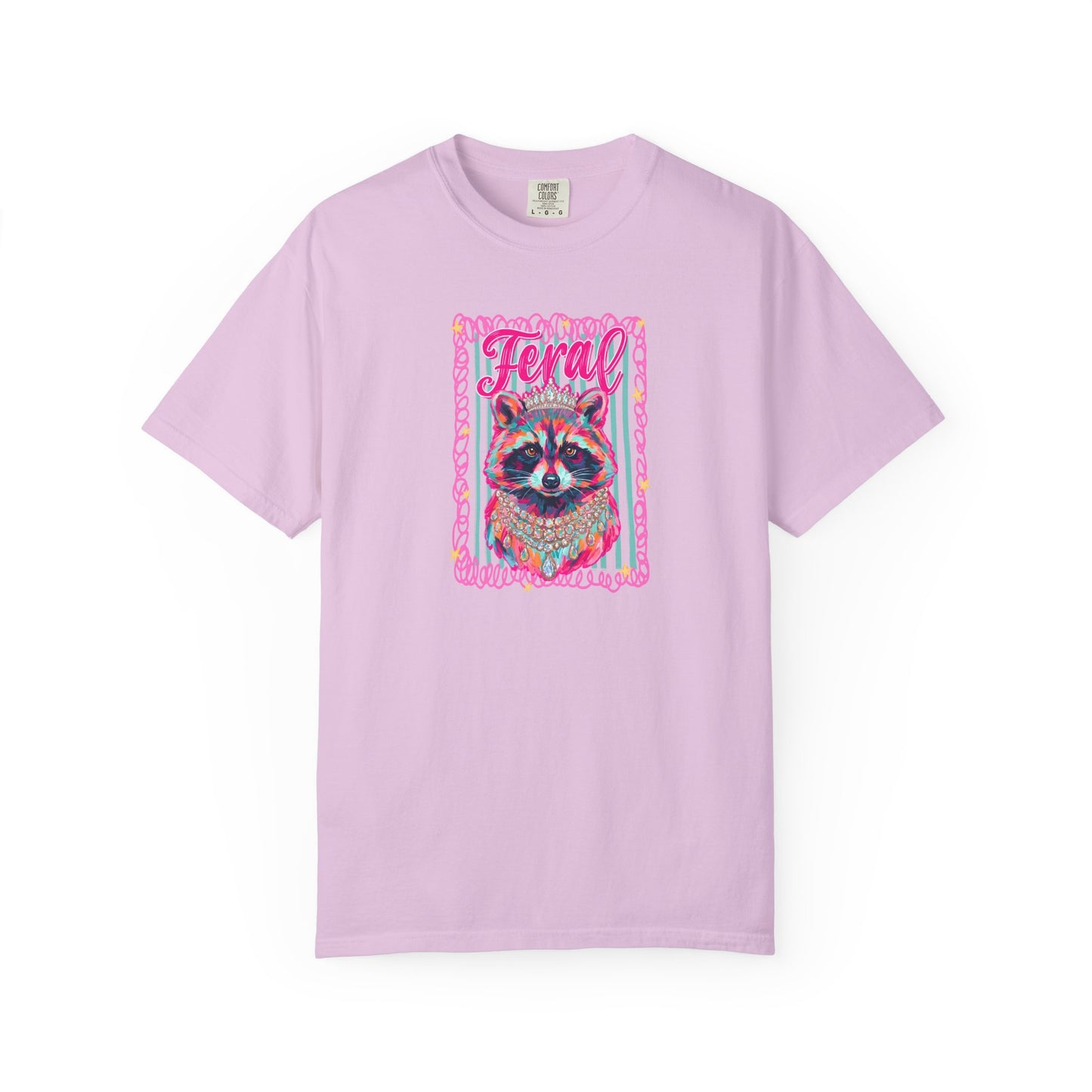 Feral Raccoon comfort color T-shirt