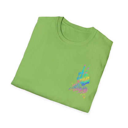 T-Shirt — 'On My Husband's Last Nerve' Rainbow Skeleton Graphic Tee