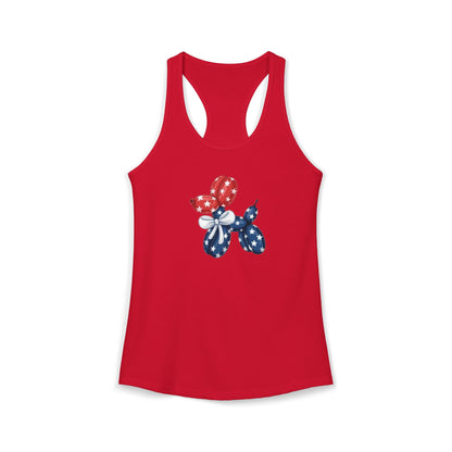 Balloon dog Racerback Tank