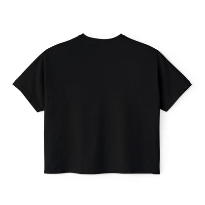Retro Neon Makeup Graphic Tee — Women's Boxy Tee