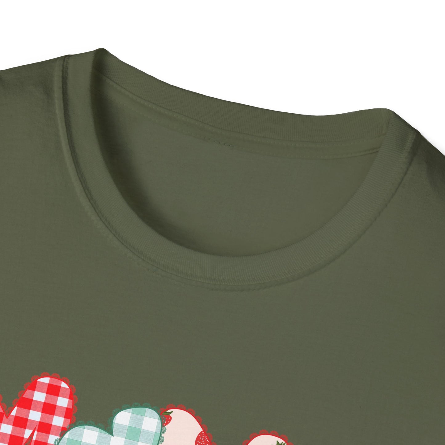 Mama Patterned Patchwork T-Shirt — Floral & Gingham "Mama" Design, Cute Mother's Day Gift