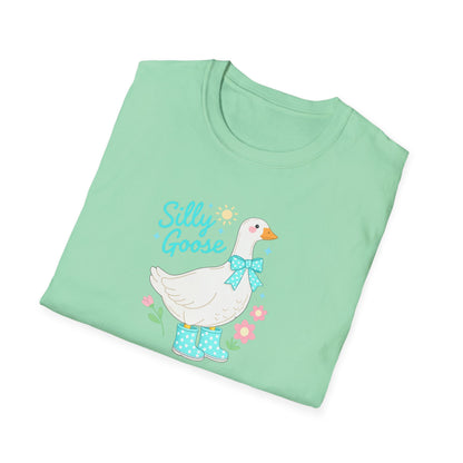 Silly Goose T-Shirt — Cute Duck Illustration Tee for Kids & Animal Lovers