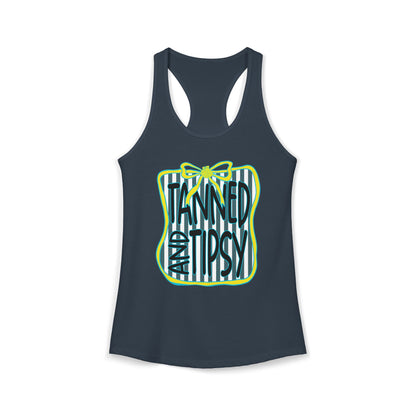 Tanned & Tipsy Racerback Tank