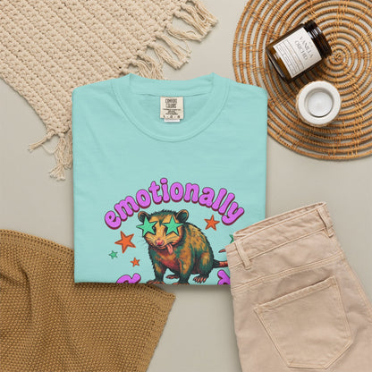 Emotionally Deceased T-Shirt — Vintage Cat Graphic Tee