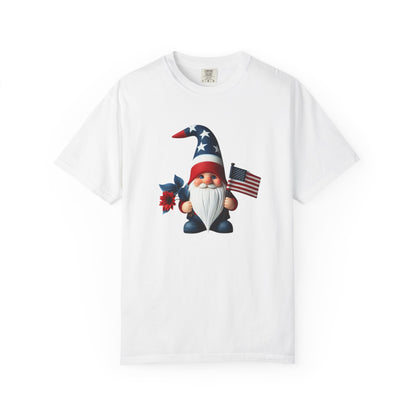 Patriotic Gnome T-Shirt — American Flag 4th of July Tee