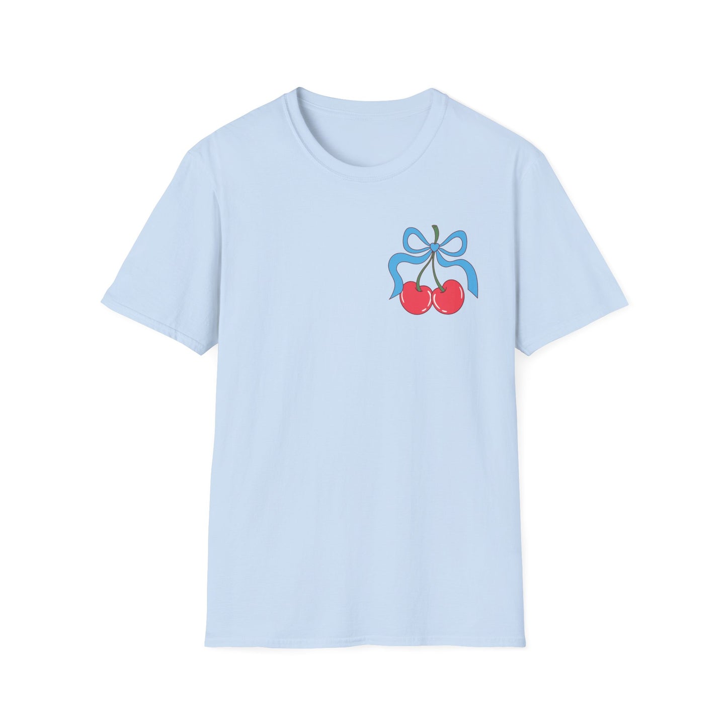 Patriotic Cherry T-Shirt — USA 1776 Fourth of July Graphic Tee