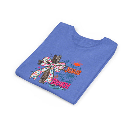 Youth Tee - All I Need is Jesus and the Beach Graphic Tee