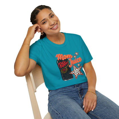 Mom Juice Dr Pepper T-Shirt – Retro Soda Graphic Tee for Moms