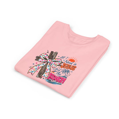Youth Tee - All I Need is Jesus and the Beach Graphic Tee