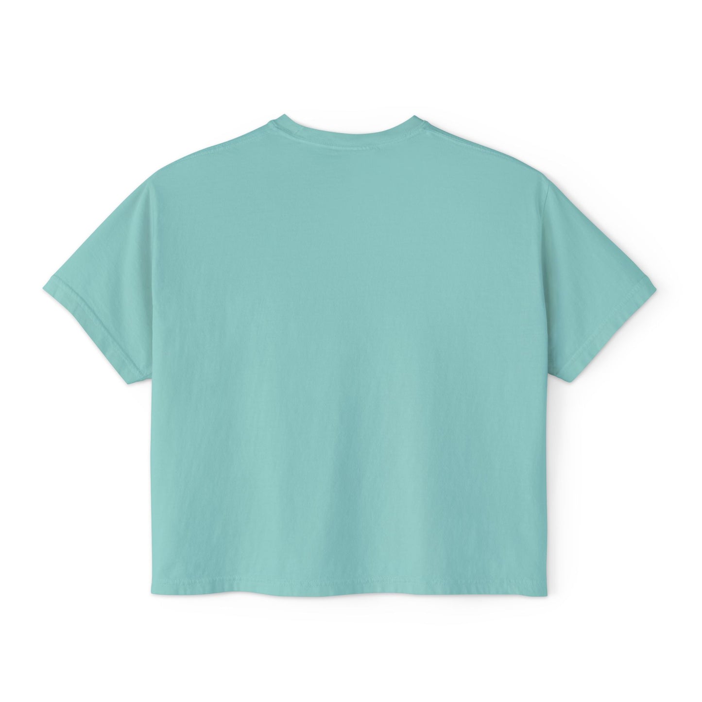 Retro Neon Makeup Graphic Tee — Women's Boxy Tee