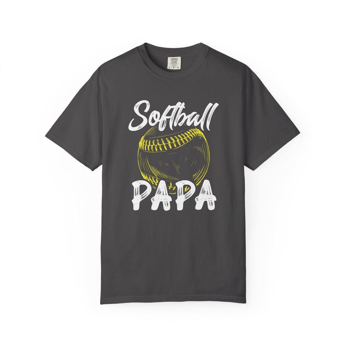 Softball Papa T-Shirt — Daddy Coach Dad Gift