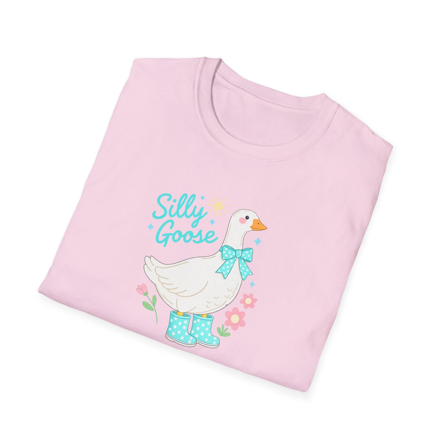 Silly Goose T-Shirt — Cute Duck Illustration Tee for Kids & Animal Lovers