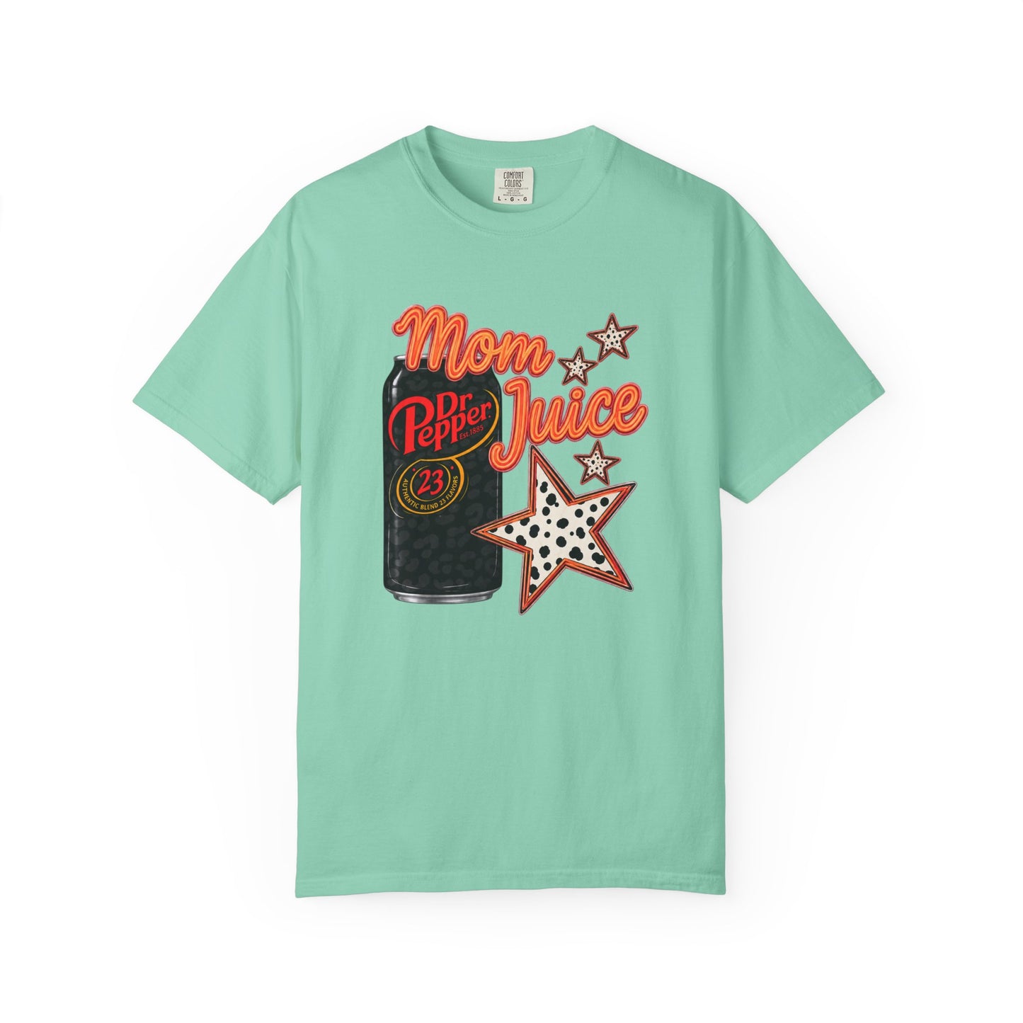 Mom Juice T-Shirt — Retro Dr Pepper Can Graphic Tee