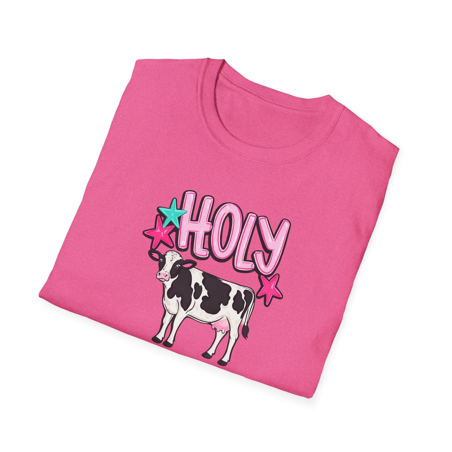 Holy Cow T-Shirt — Cute Pastel Cow Graphic Tee