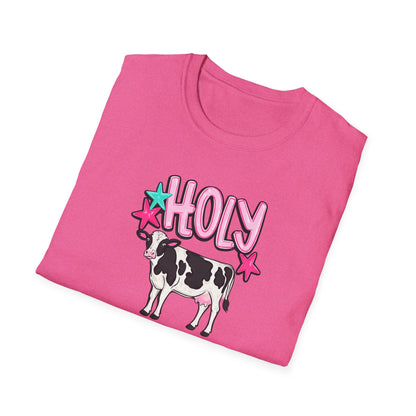 Holy Cow T-Shirt — Cute Pastel Cow Graphic Tee