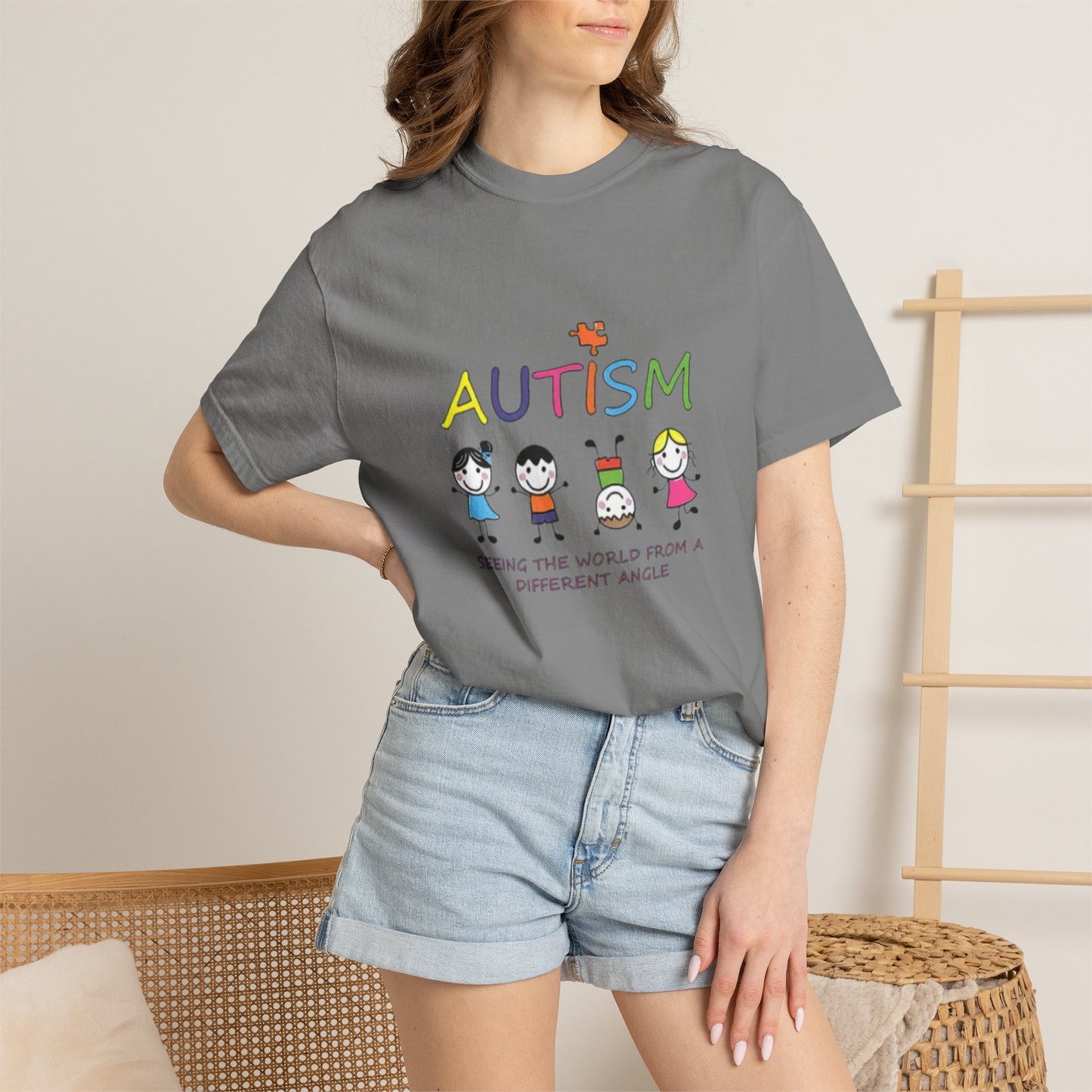 Autism, Seeing the World From a Different Angle T-shirt