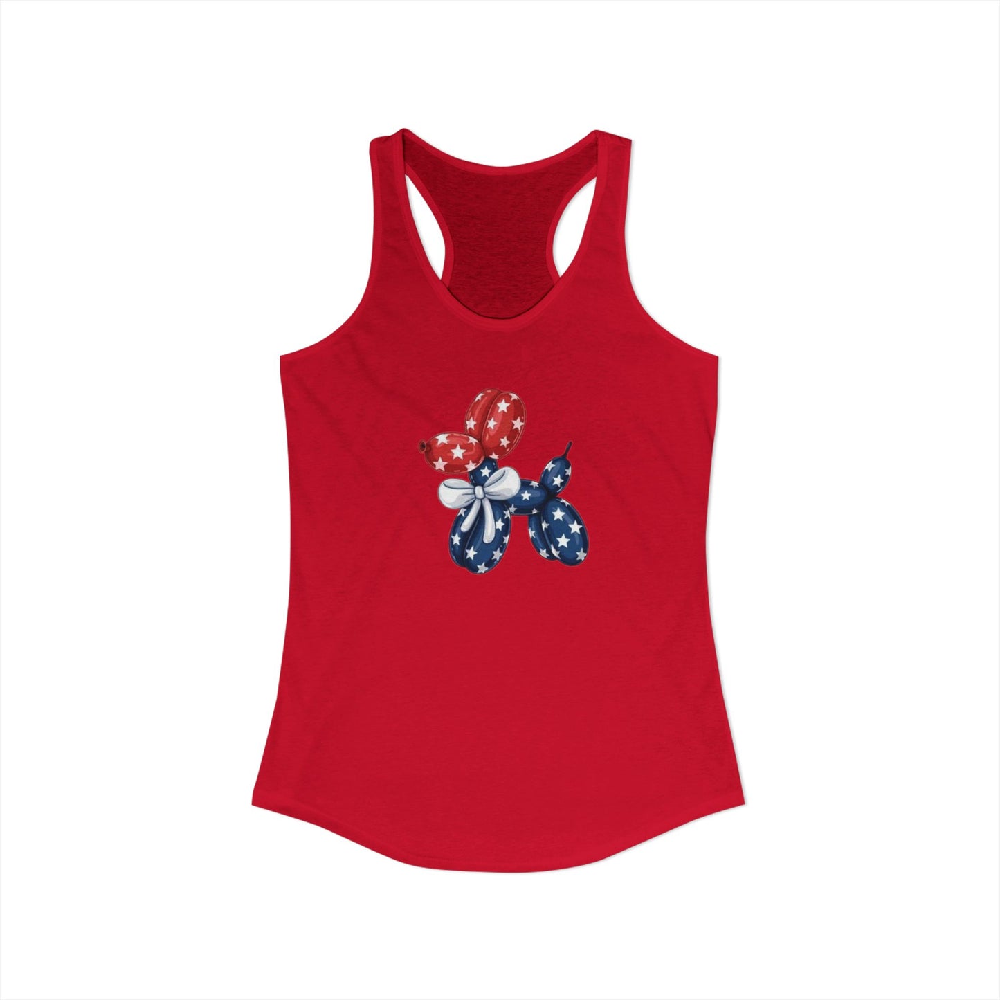 Balloon dog Racerback Tank