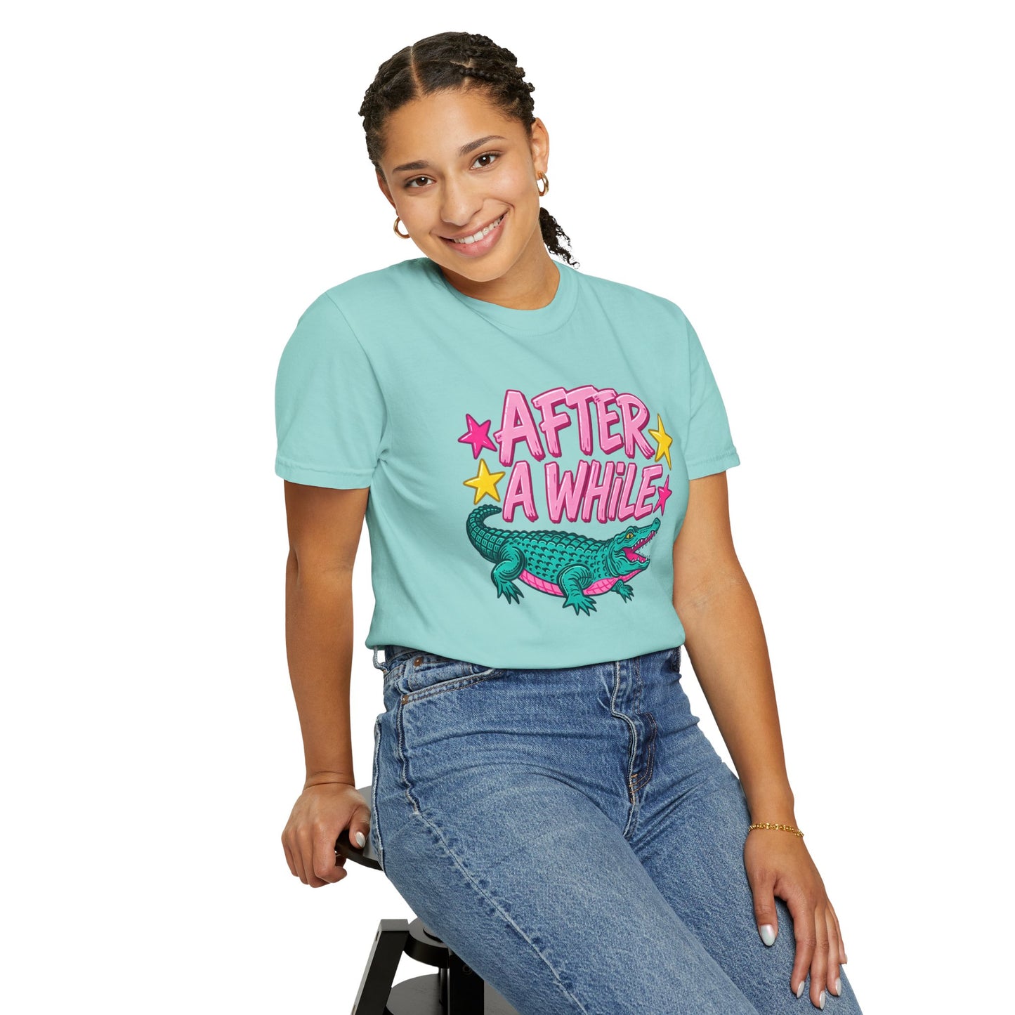 After A While Alligator T-Shirt — Retro Cartoon Gator Graphic Tee