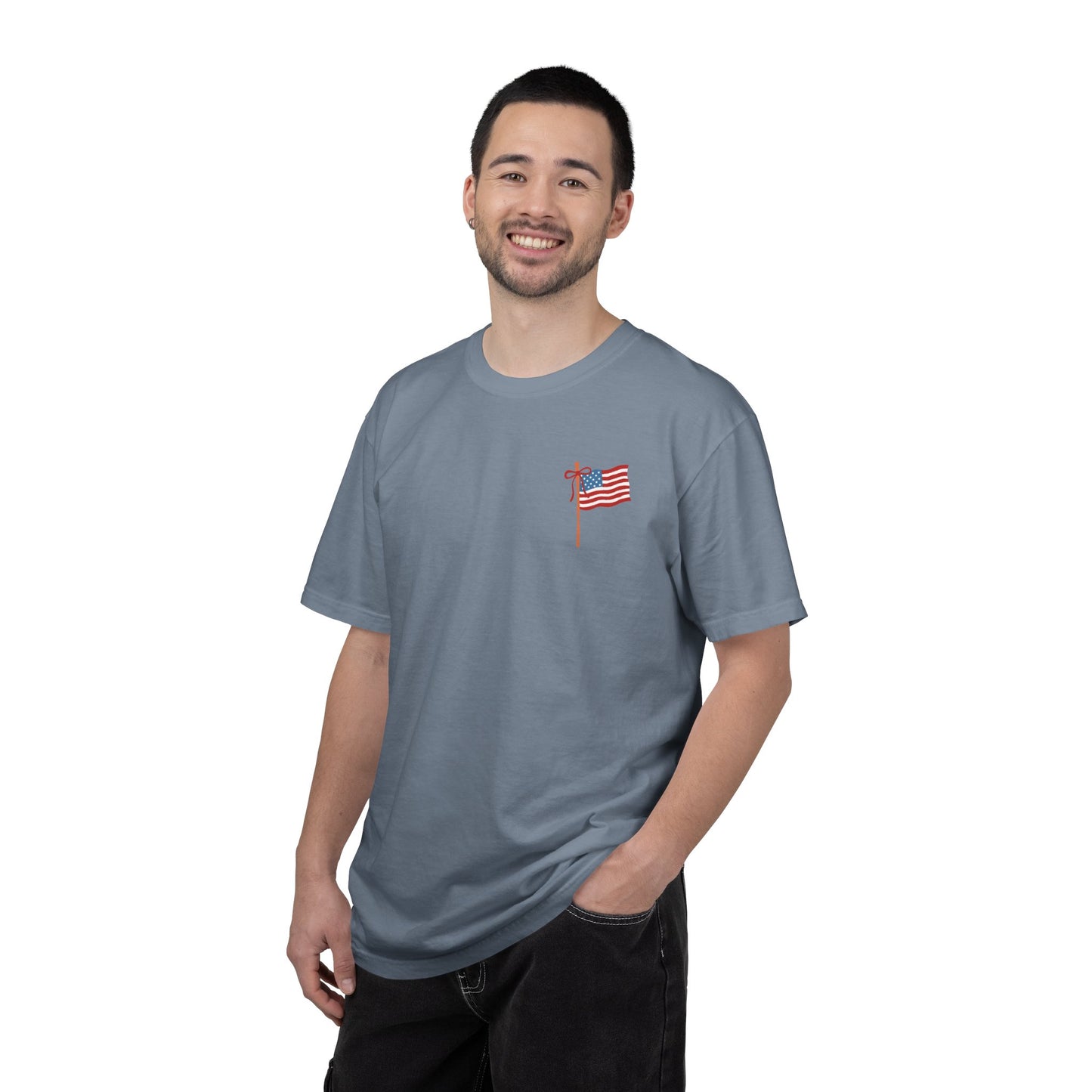 Hot Dog Graphic T-Shirt — "Bad Day to Be a Hot Dog" Patriotic Tee