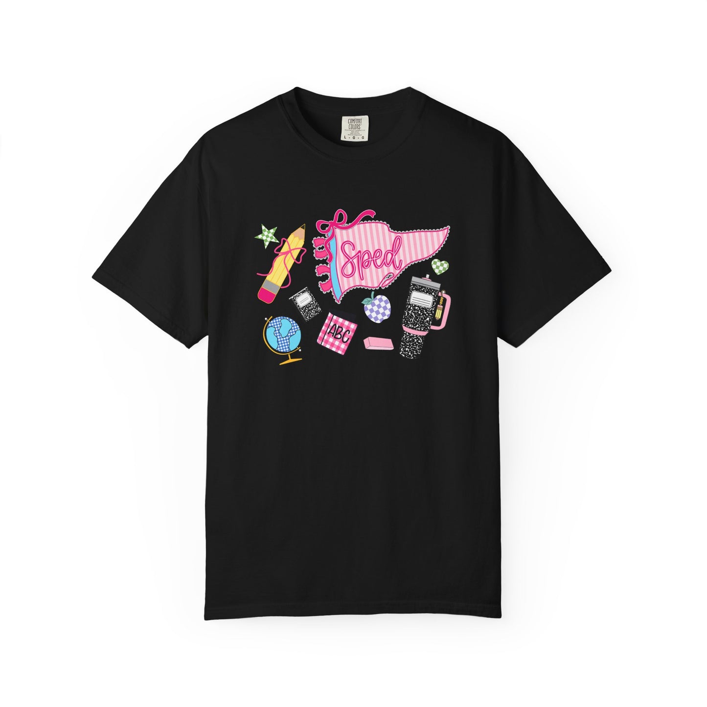 Retro Tech Collage T-Shirt — 'Speed' Graphic Tee for 90s Nostalgia