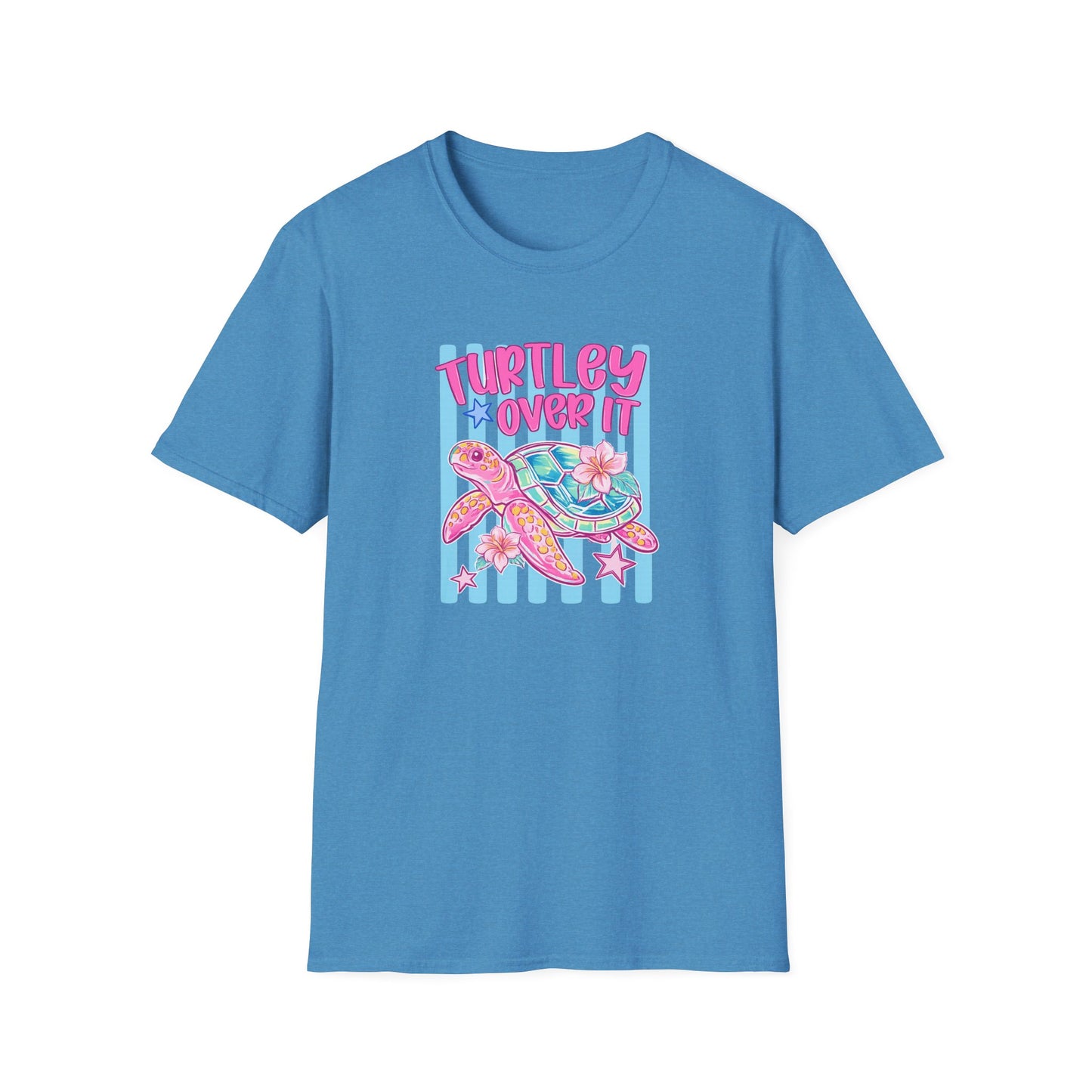 T-Shirt — "Turtley Loved It" Colorful Sea Turtle Graphic Tee