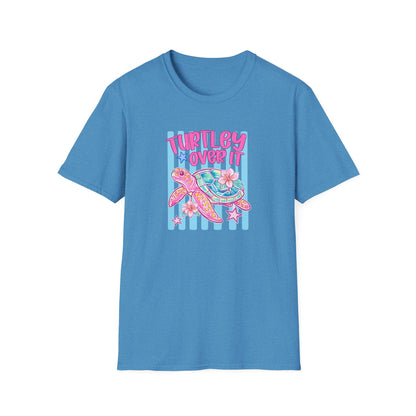 T-Shirt — "Turtley Loved It" Colorful Sea Turtle Graphic Tee