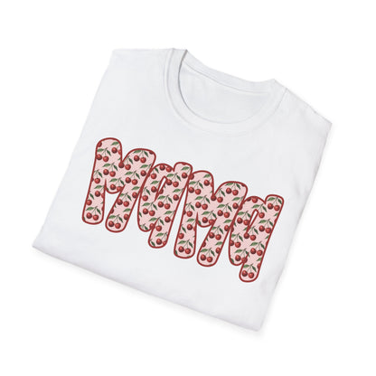 Mama Floral Band T-Shirt — Cute Mom Shirt with Pink Flower Pattern