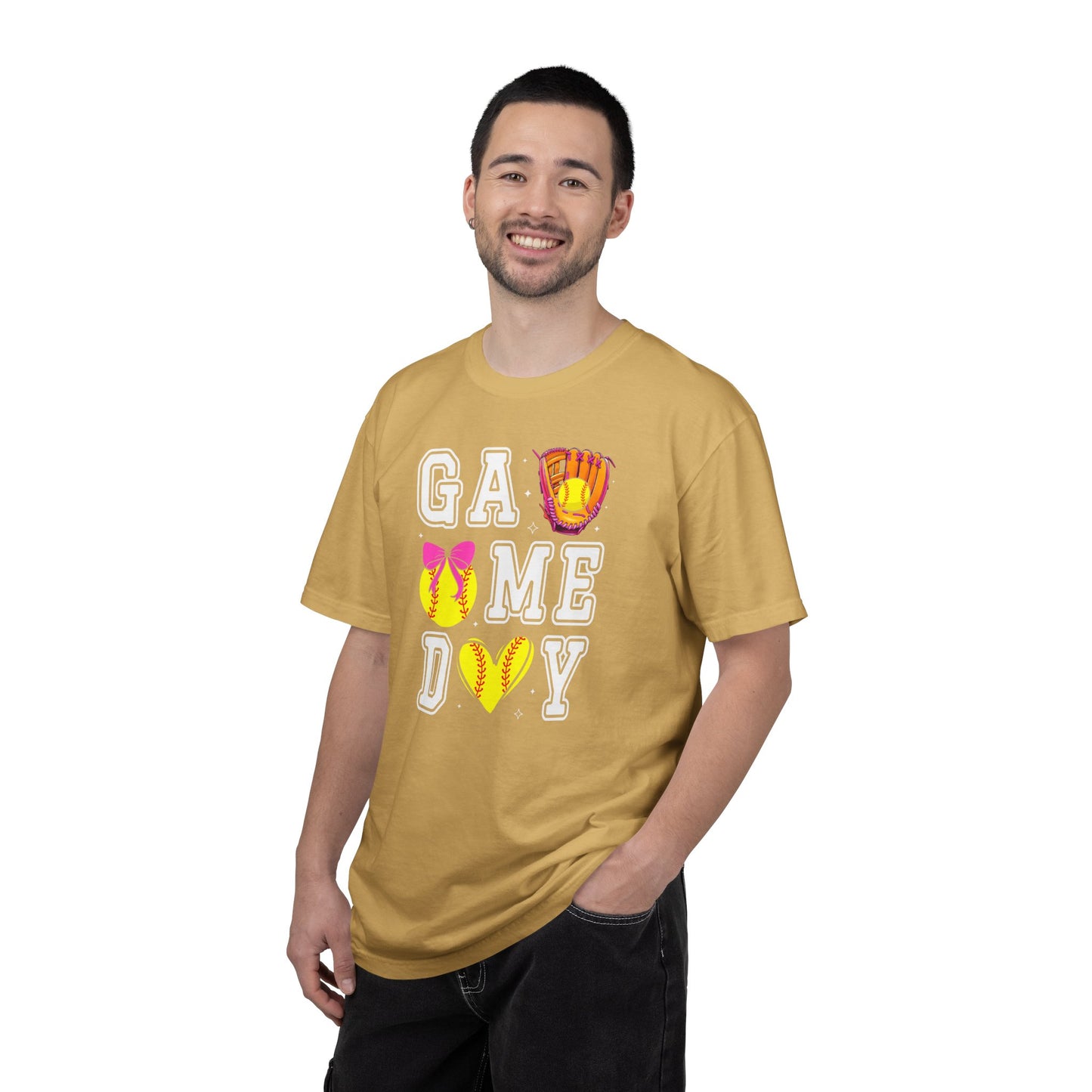 Game Day Softball T-Shirt — ‘GAME DAY’ Glove & Ball Design