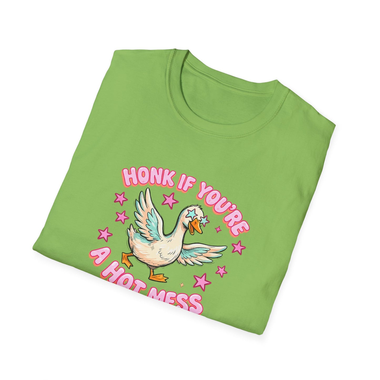 Honk If You’re A Hot Mess T-Shirt — Cute Vintage Dove Graphic Tee