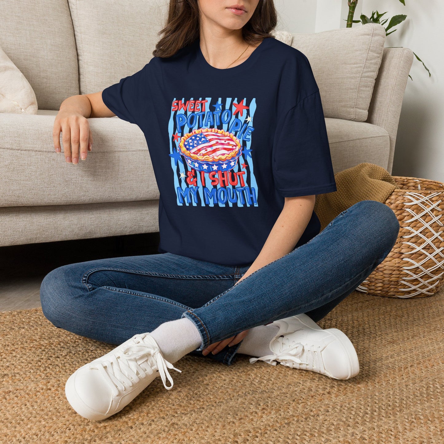 T-Shirt — 'Sweet Potato Pie' Patriotic Graphic Tee