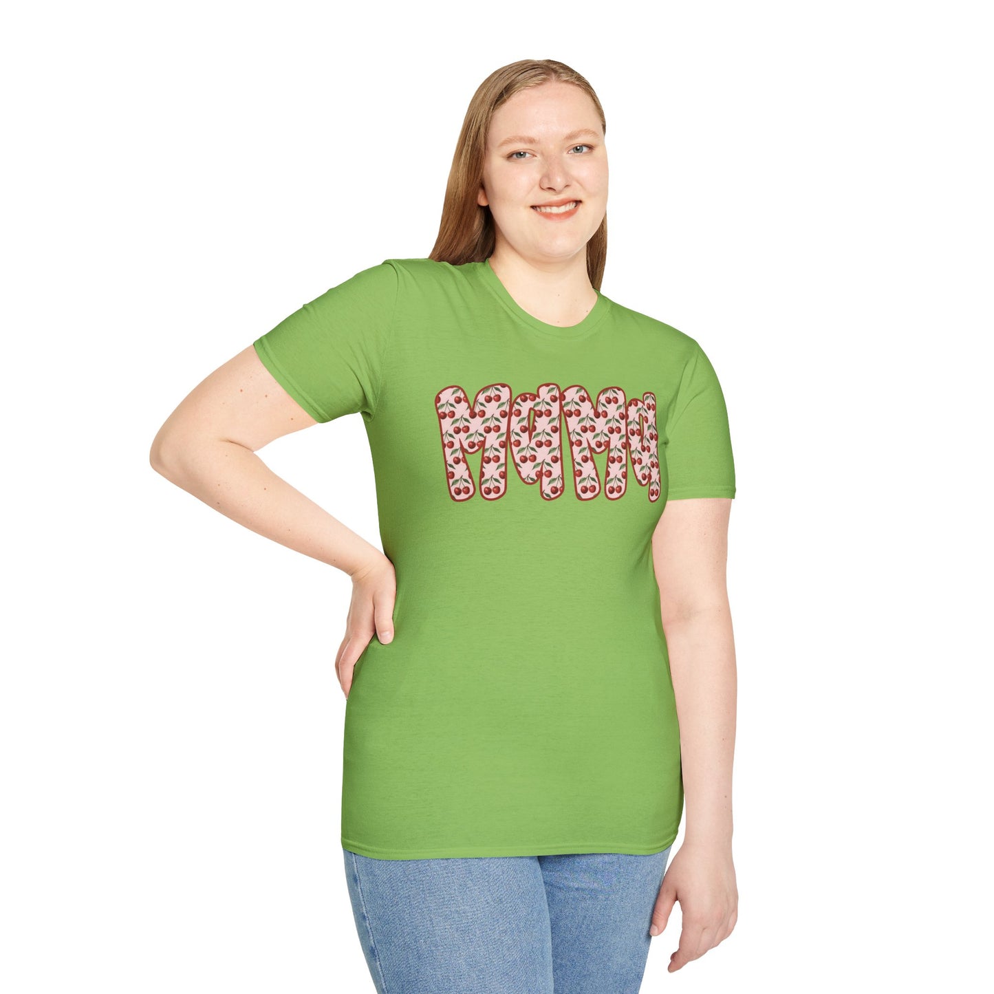 Mama Floral Band T-Shirt — Cute Mom Shirt with Pink Flower Pattern