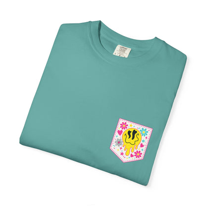 Social Moms Club T-Shirt — Colorful Retro Pocket Graphic Tee