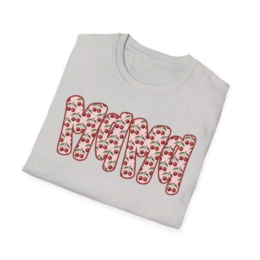 Mama Floral Band T-Shirt — Cute Mom Shirt with Pink Flower Pattern