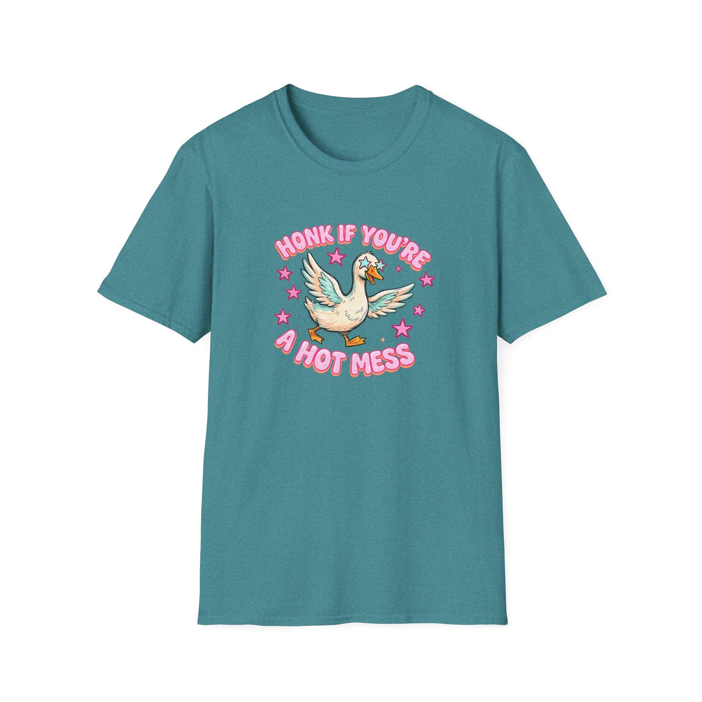 Honk If You’re A Hot Mess T-Shirt — Cute Vintage Dove Graphic Tee
