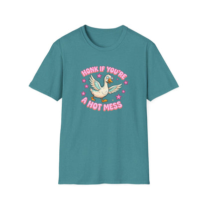 Honk If You’re A Hot Mess T-Shirt — Cute Vintage Dove Graphic Tee