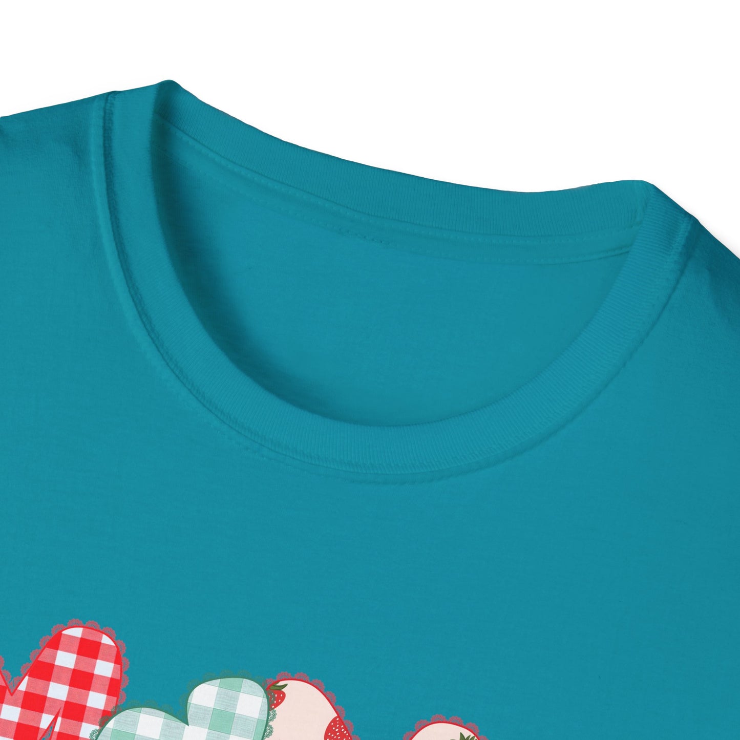Mama Patterned Patchwork T-Shirt — Floral & Gingham "Mama" Design, Cute Mother's Day Gift