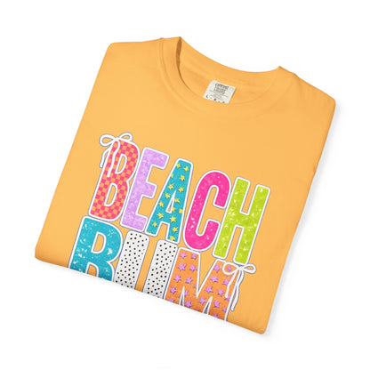 Beach Bum T-Shirt — Colorful Retro Lettering Summer Tee