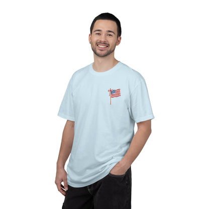 Hot Dog Graphic T-Shirt — "Bad Day to Be a Hot Dog" Patriotic Tee