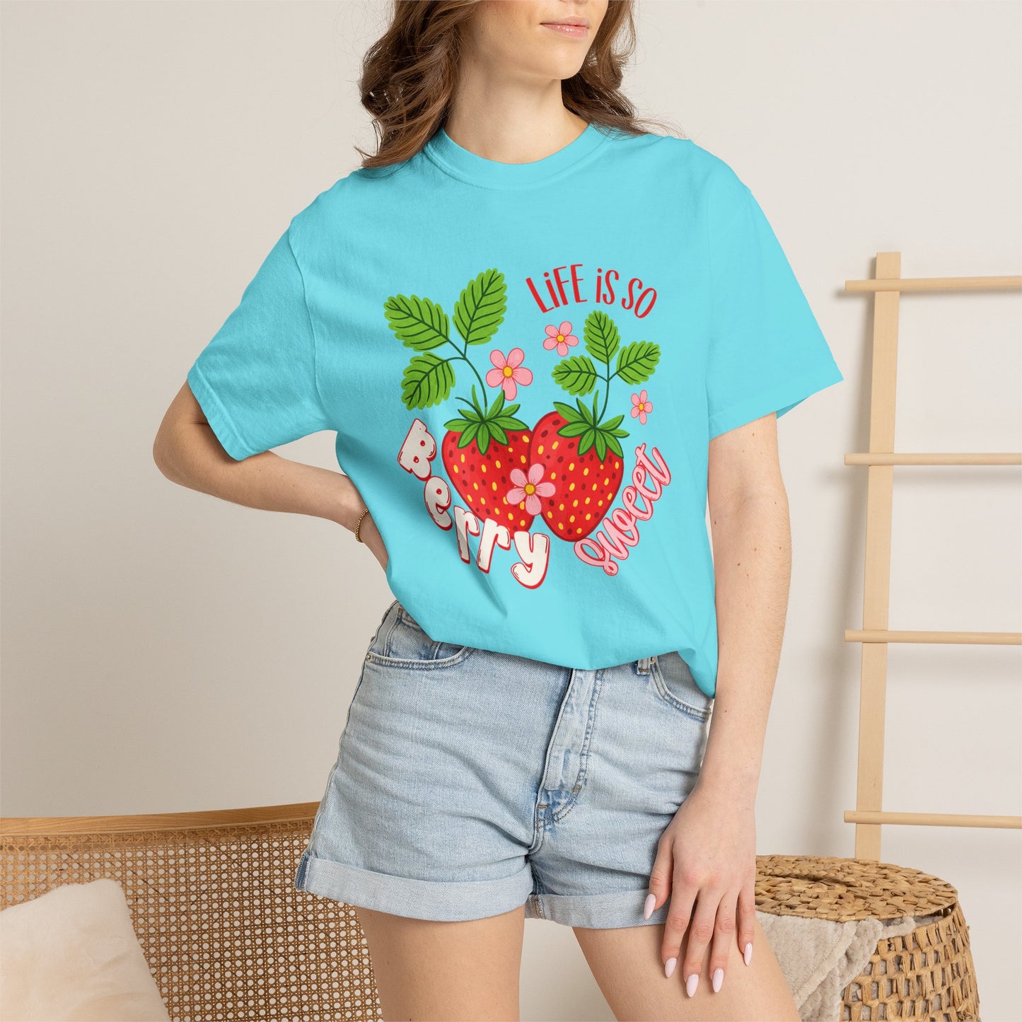 Life Is So Berry Sweet T-Shirt — Cute Strawberry Graphic Tee