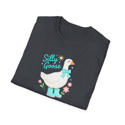 Silly Goose T-Shirt — Cute Duck Illustration Tee for Kids & Animal Lovers