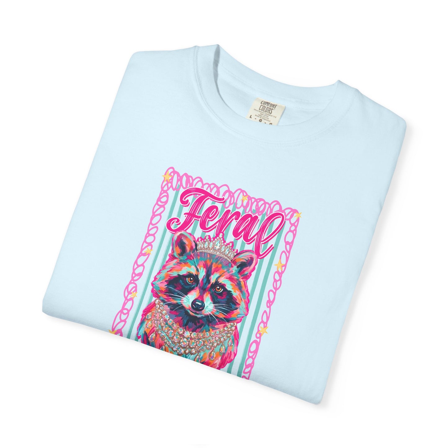 Feral Raccoon comfort color T-shirt