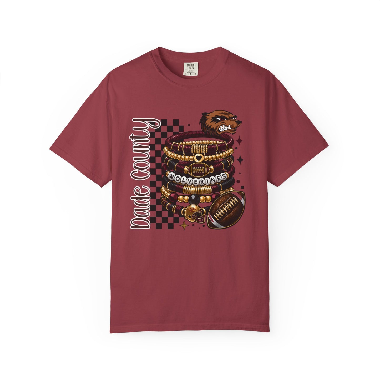 Dade County Panthers Football Graphic T‑Shirt
